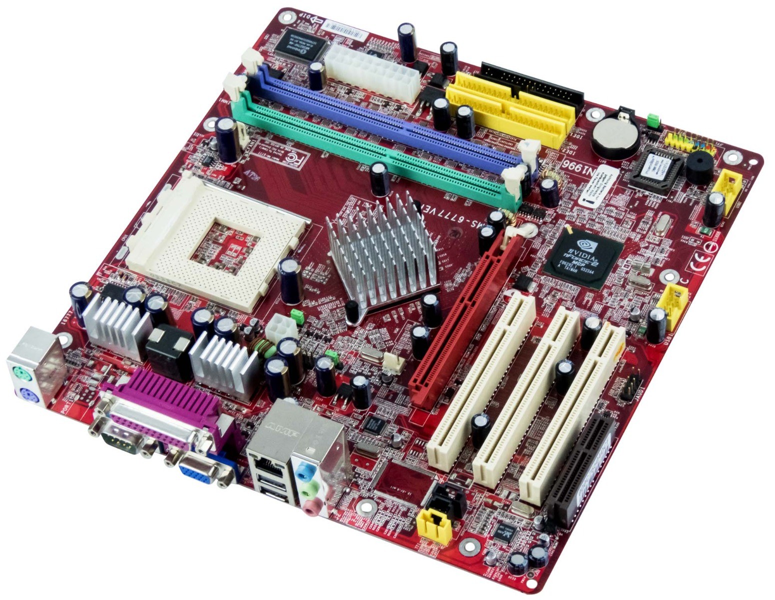 MSI MS-6777 VER:1 MicroATX Mainboard AMD Socket 462 DDR AGP PCI mATX