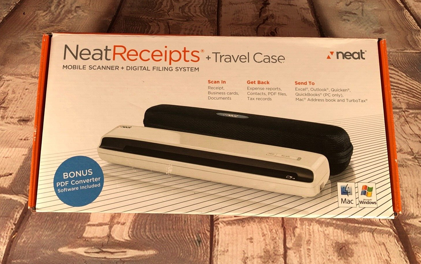 Neat NeatReceipts NM-1000 Mobile Scanner New Sealed