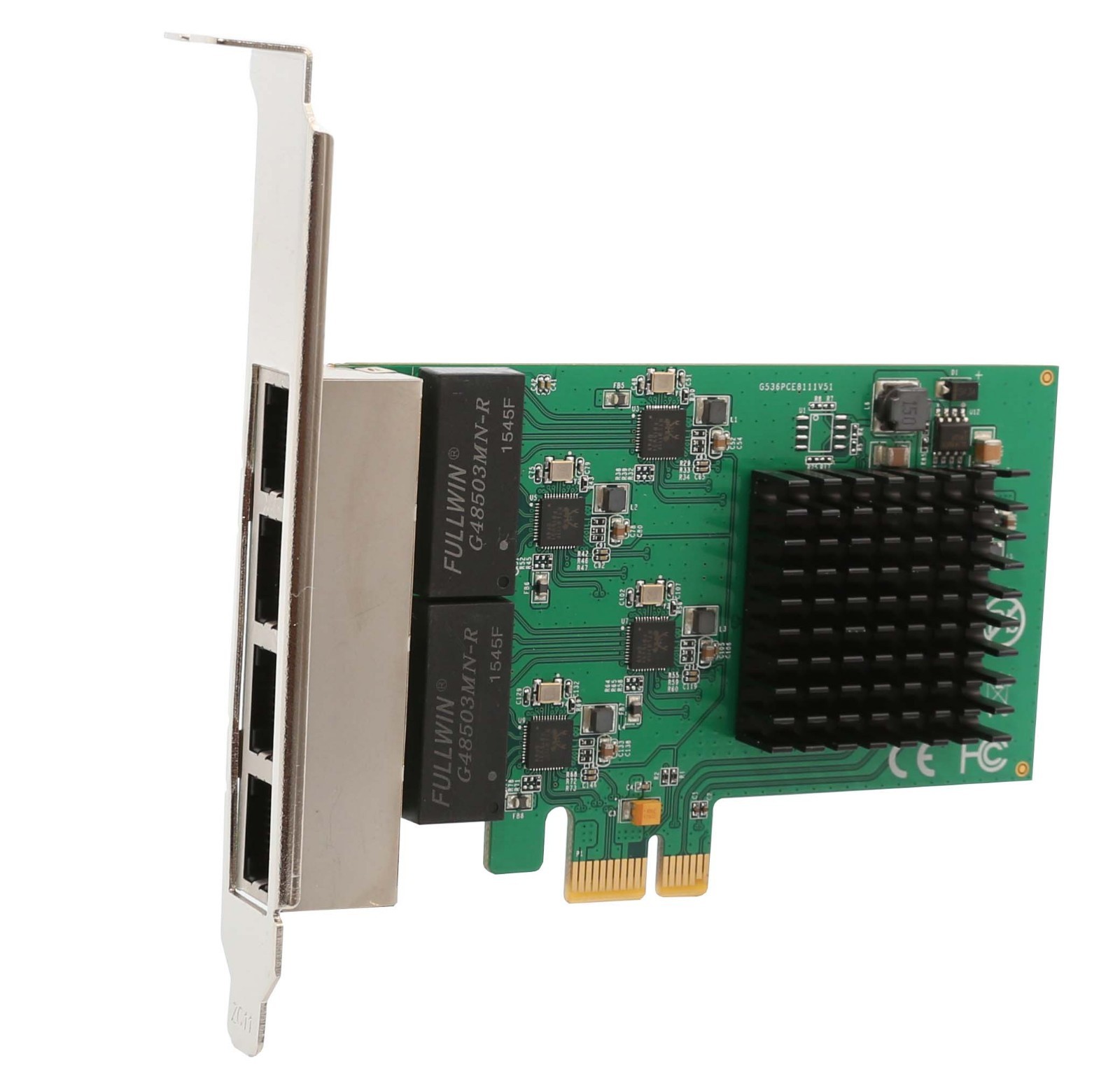 Syba 4 Port Quad Gigabit Ethernet PCI Express 2.1 PCI-E x1 Network Interface...