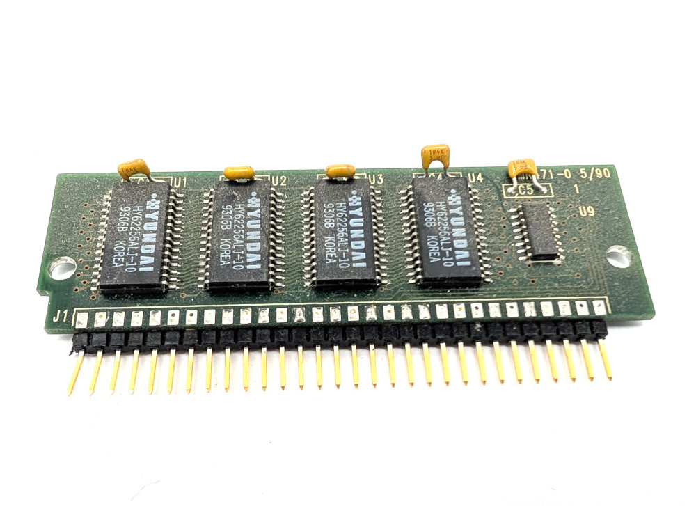 Hyundai HY62256ALJ-10 256KB 30-Pin SIPP Memory RAM Memory Vintage Chip Rare