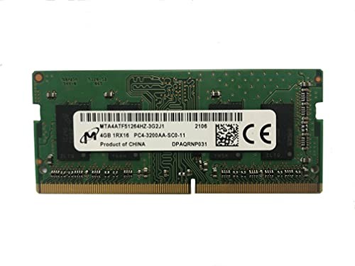 25600 SODIMM LAPTOP RAM MEMORY MODULE - MICRON 4GB DDR4 3200MHZ PC4
