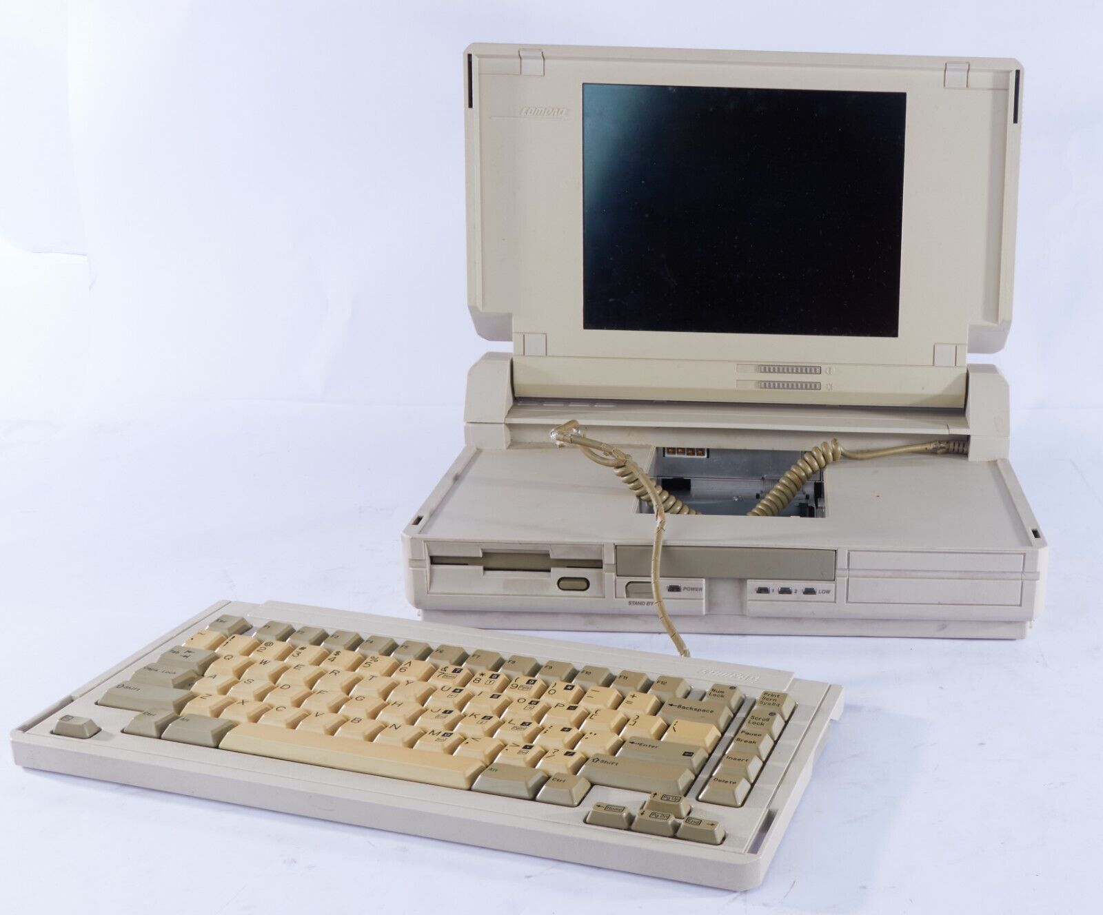 Vintage Compaq SLT 386s/20 Portable Computer w/ Detachable Keyboard