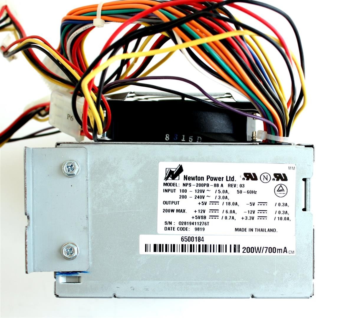 Pwr supply, nps-200pb-88 a rev 03