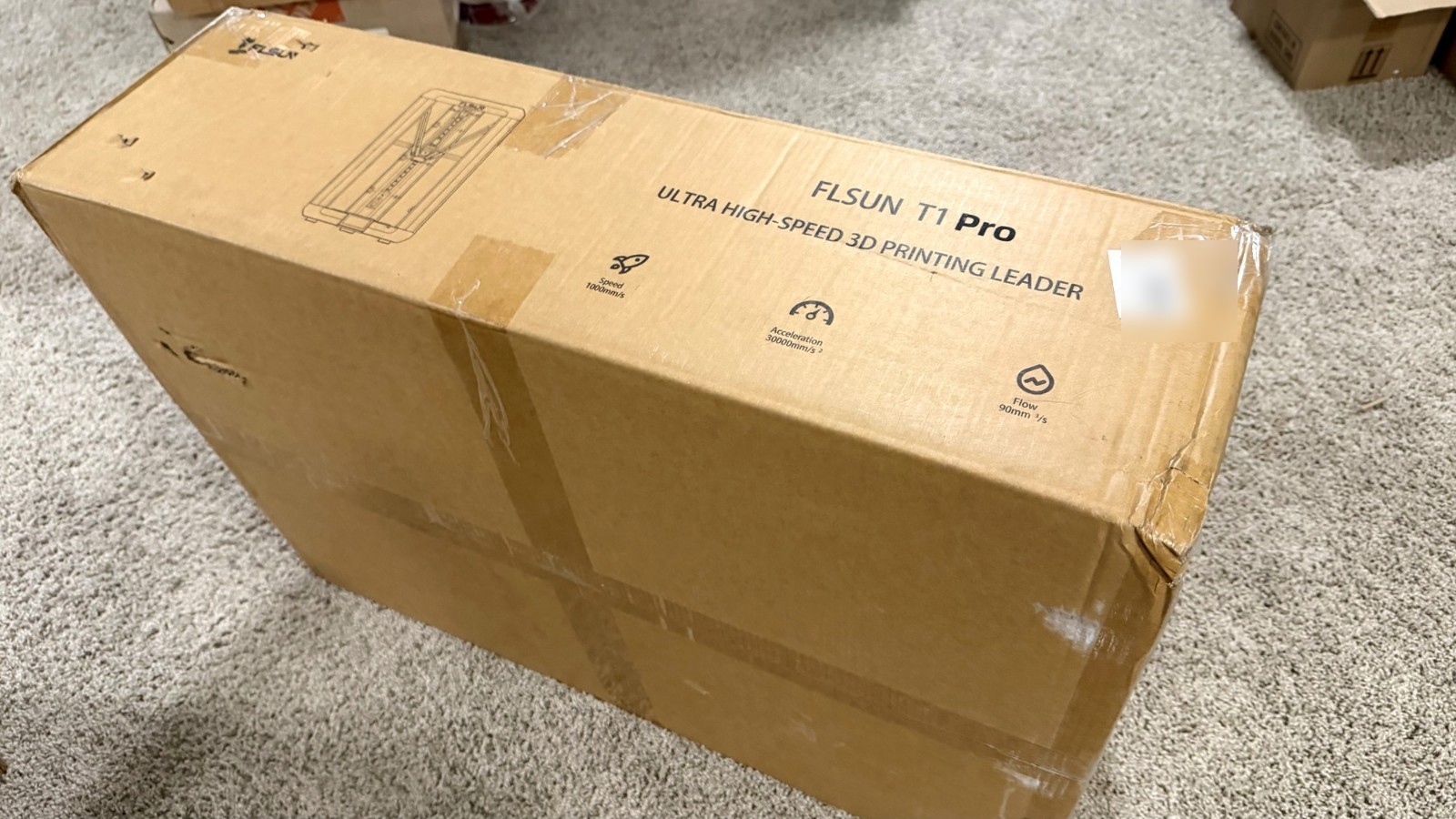 FLSUN T1 Pro Ultra High-Speed 3D Printer Brand New Factory Sealed in Box