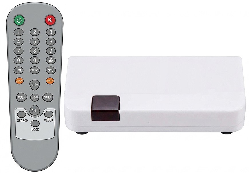 Universal CATV TV Tuner RF Coax To Composite RCA Video Audio Converter
