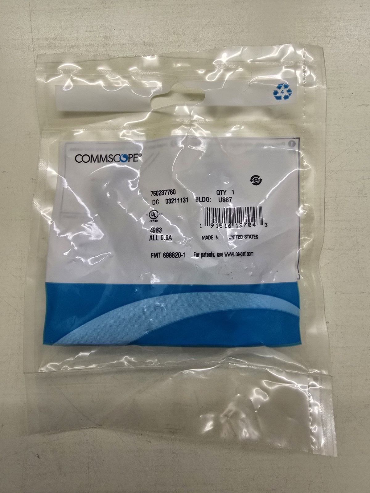 Commscope UniPrise 760237780 Cat6 RJ45 Jack UNJ600-GR - Green