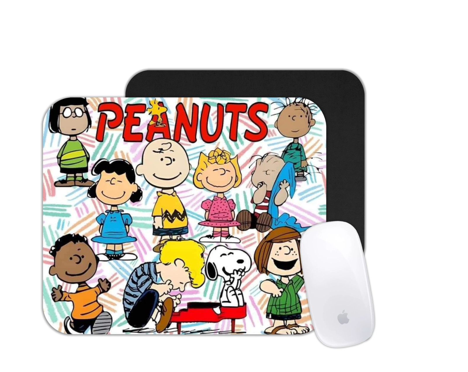 Classic Comic Friends Inspired Mouse Pad | Retro Cartoon Desk Mat