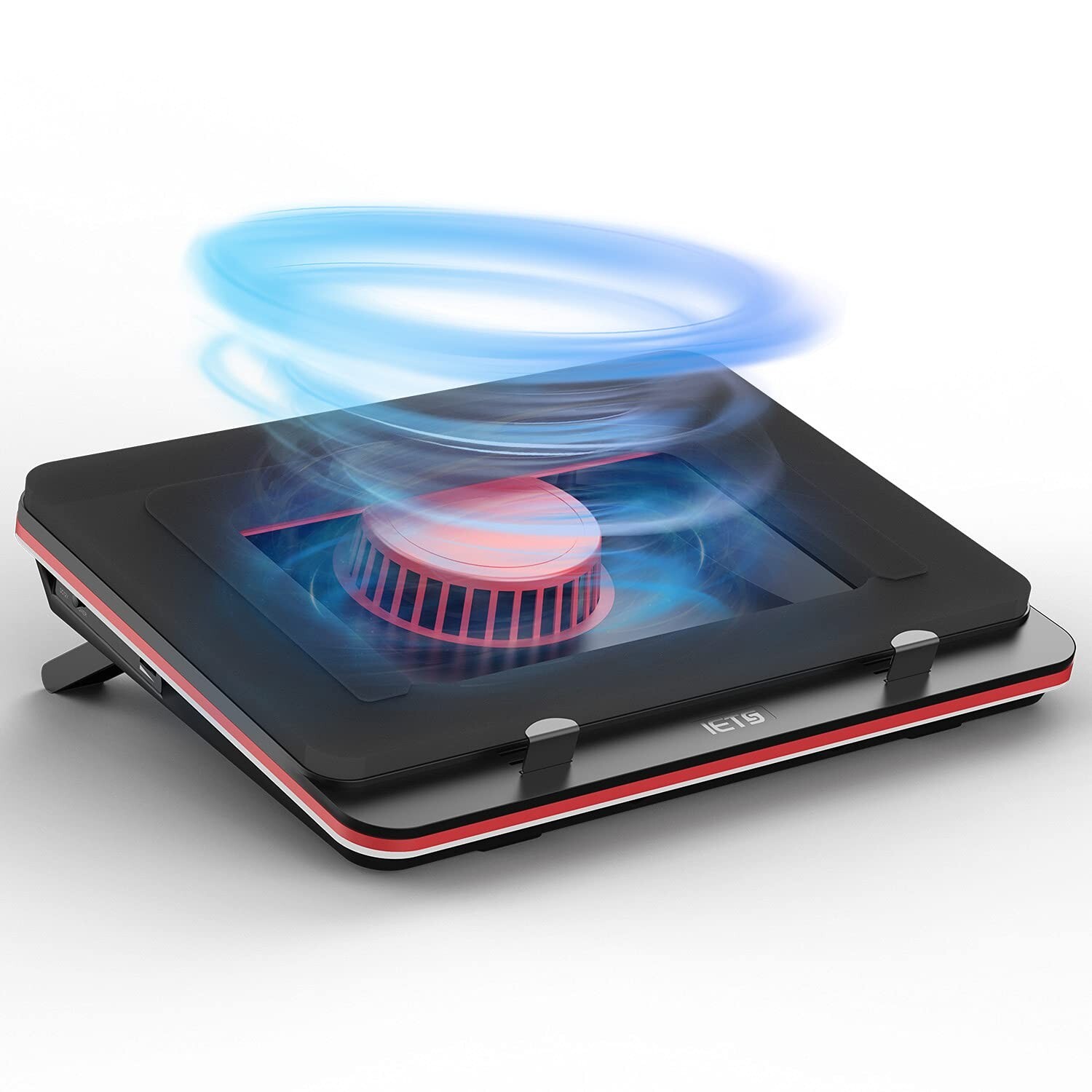 IETS GT500 Powerful Turbo-Fan (4200 RPM) Laptop Cooling Pad with Infinitely V...