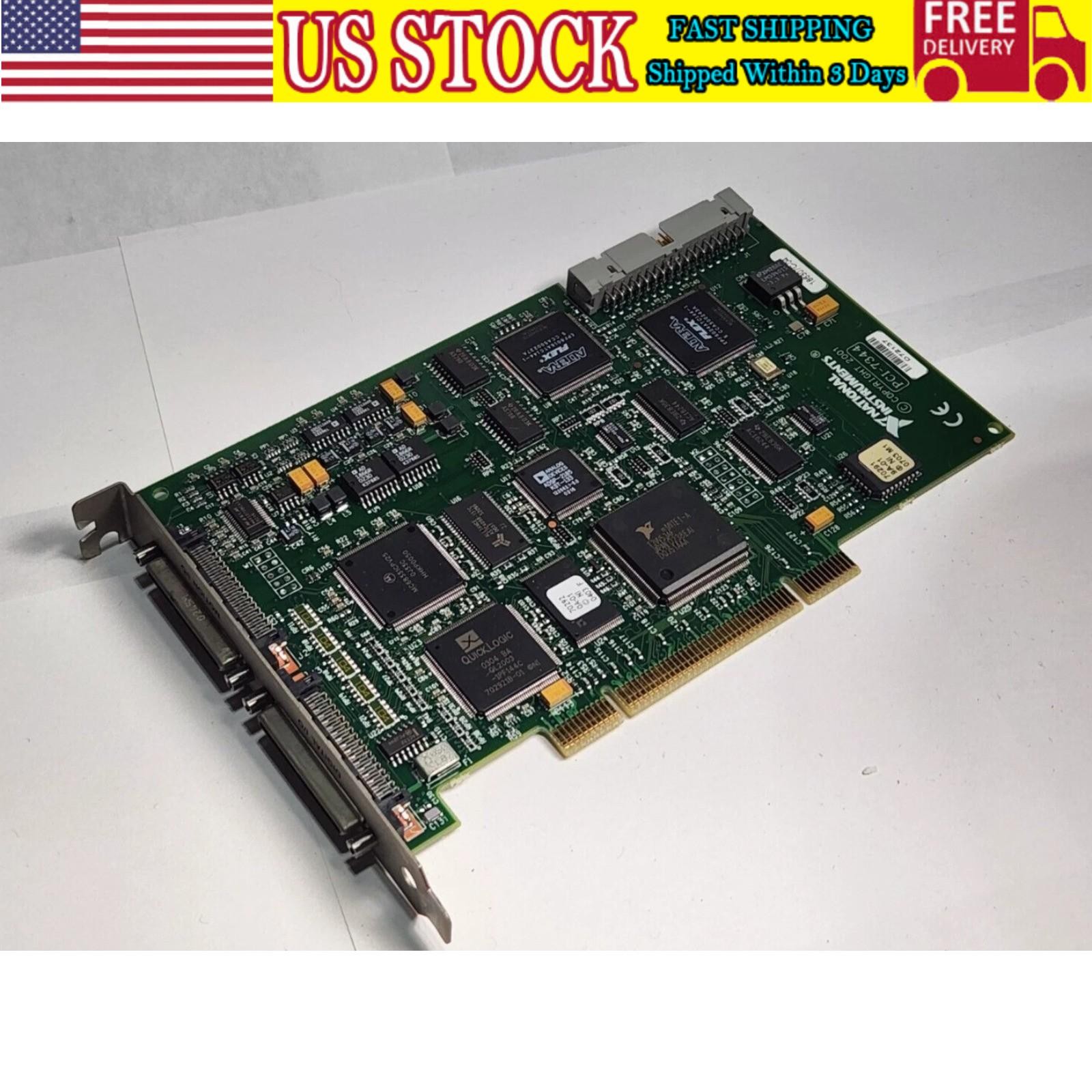 US STOCK NEW NATIONAL INSTRUMENTS PCI-7344 PCI 4-axis Stepper Control Card