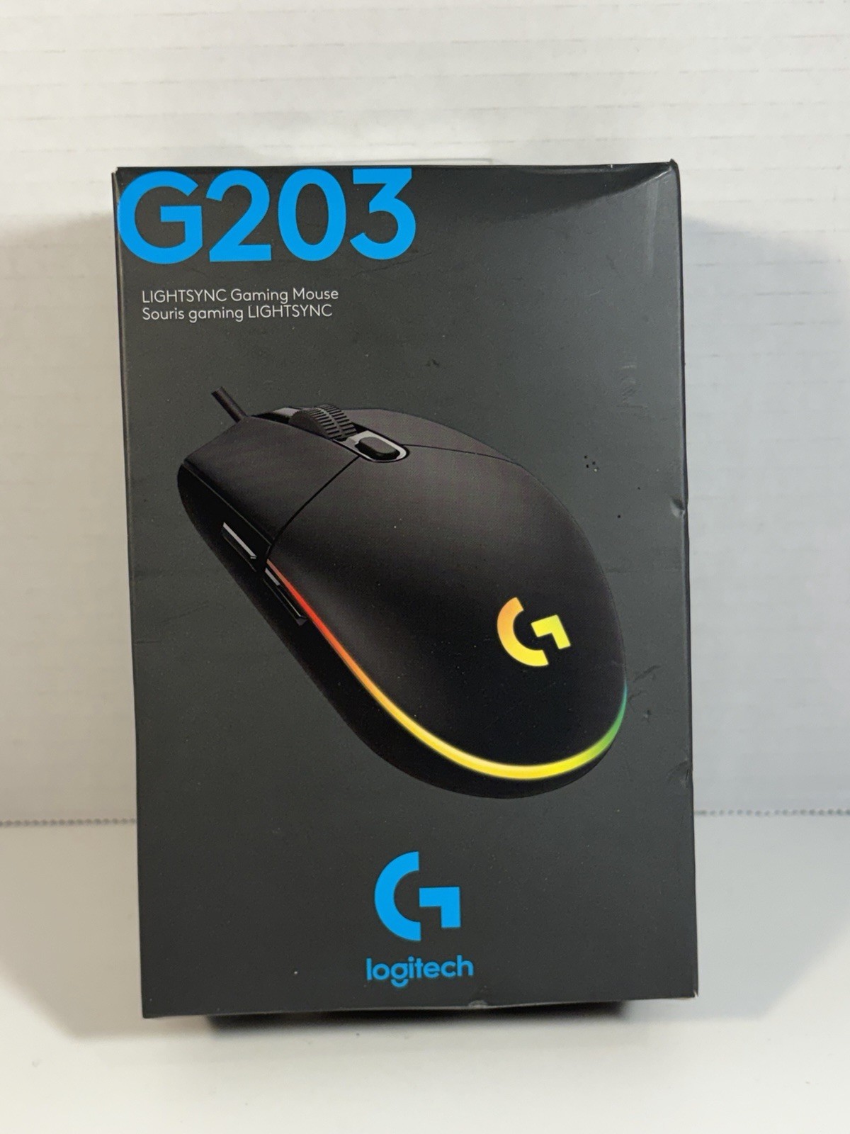 Logitech G203 LightSync  Wired Gaming Mouse Black