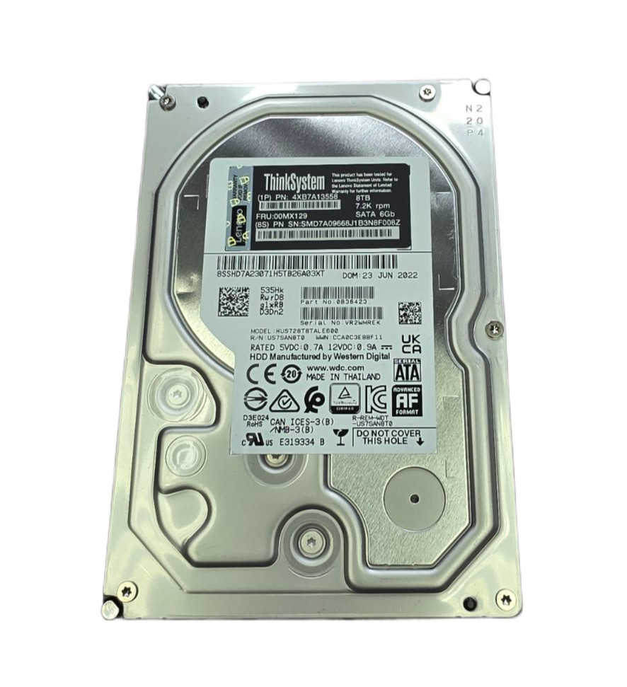 WD/HGST 8TB Enterprise SATA HDD – Enterprise-Grade SATA Hard Drive – Zero Usage