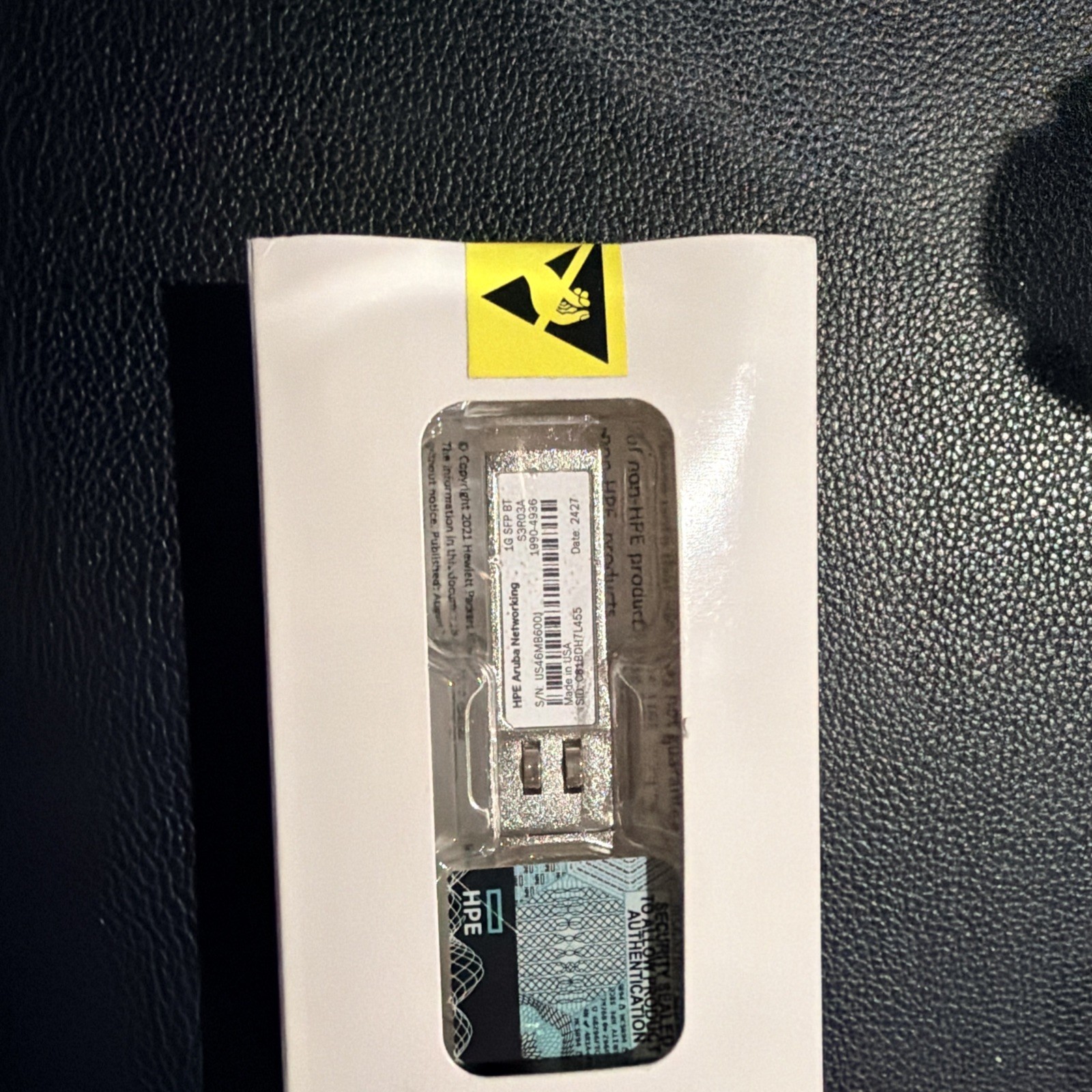 NEW original HPE ANW aruba J8177E 1G SFP RJ45 100m XCVR fast shipping
