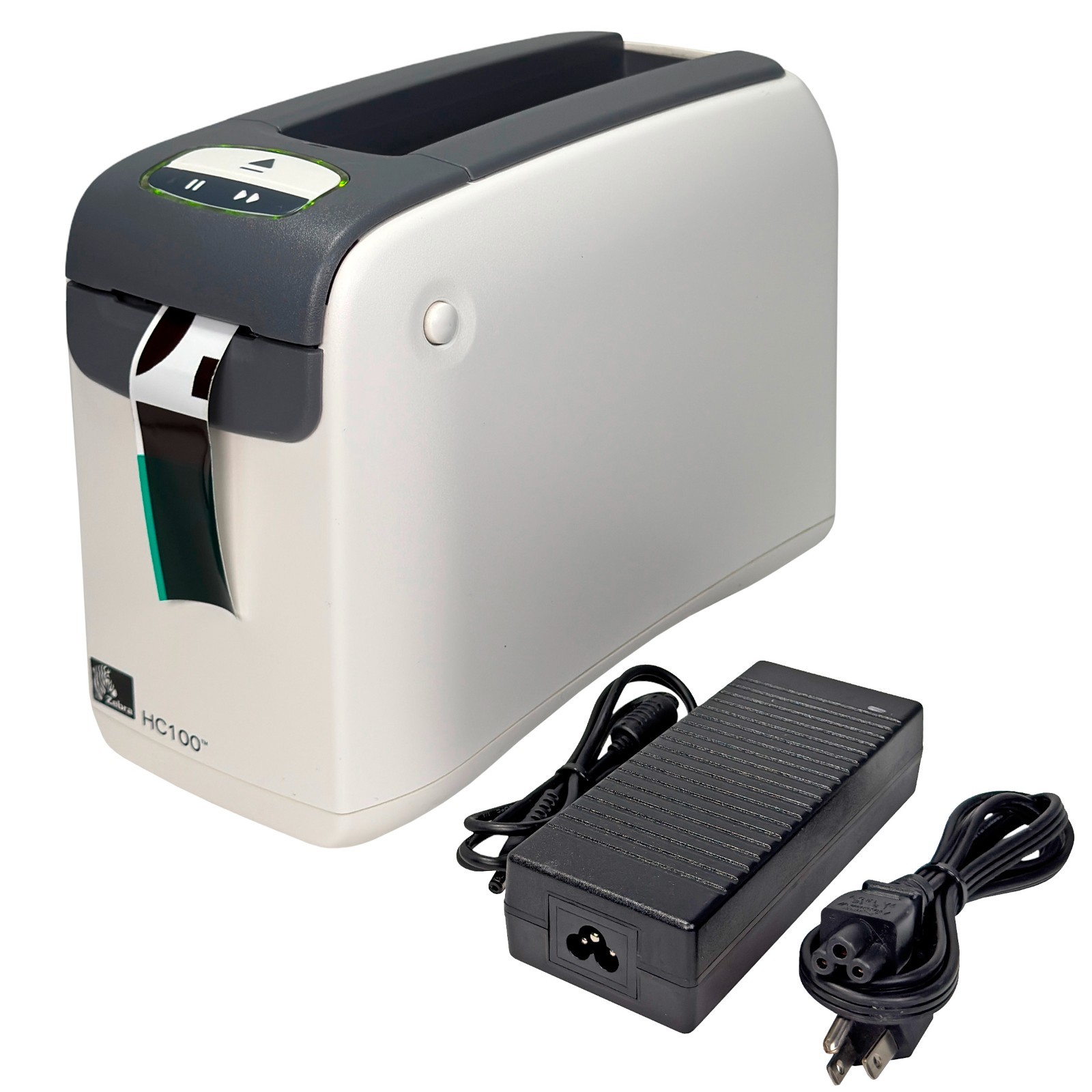 Zebra HC100 Thermal Wristband ID Label Printer 300DPI USB Ethernet FAST SHIPPING