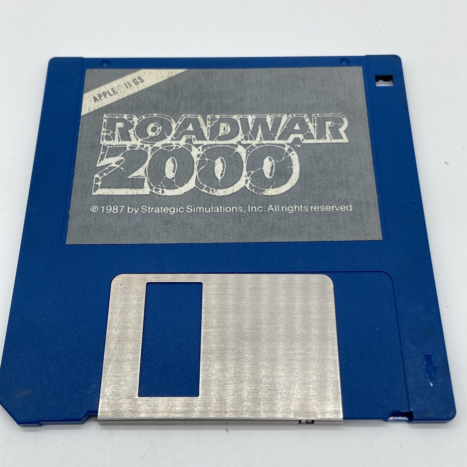 1987 ROADWAR 2000 APPLE IIGS Floppy Disk Vintage Retro Gaming 