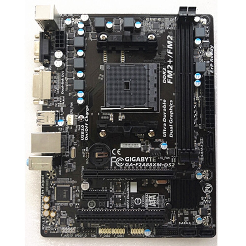For Gigabyte GA-F2A88XM-DS2 Motherboard Socket FM2/FM2+ DDR3 4×SATA III