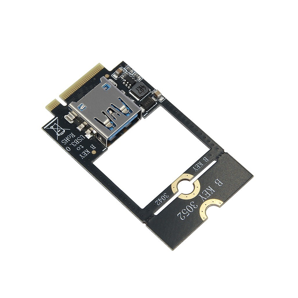 M.2 B-KEY toT Dual TF Adapter Board  Network Card USB3.0 5Gbps Expansion Card