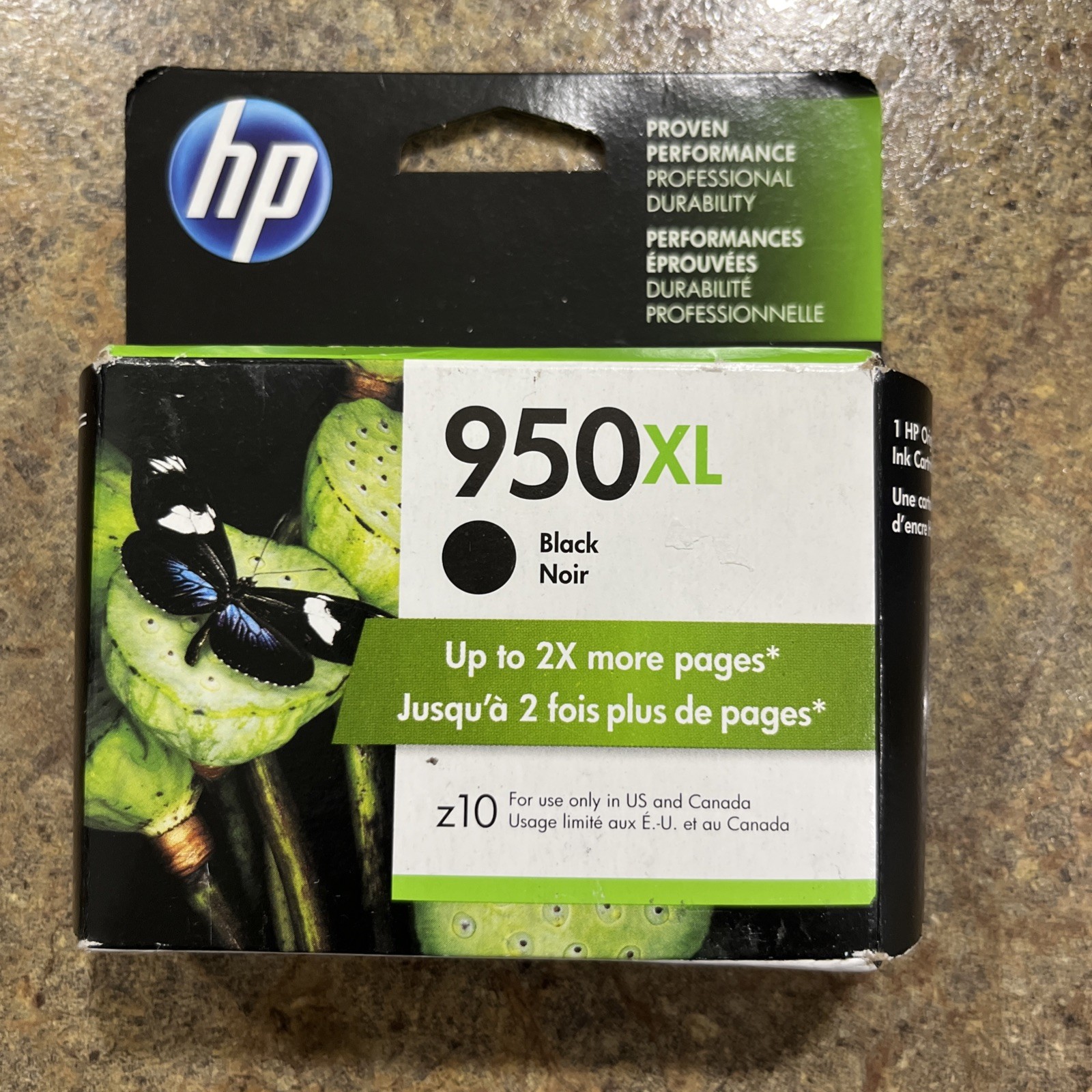 Genuine HP 950 XL Black Ink Cartridge 950XL - Exp 07/2020 - NEW SEALED