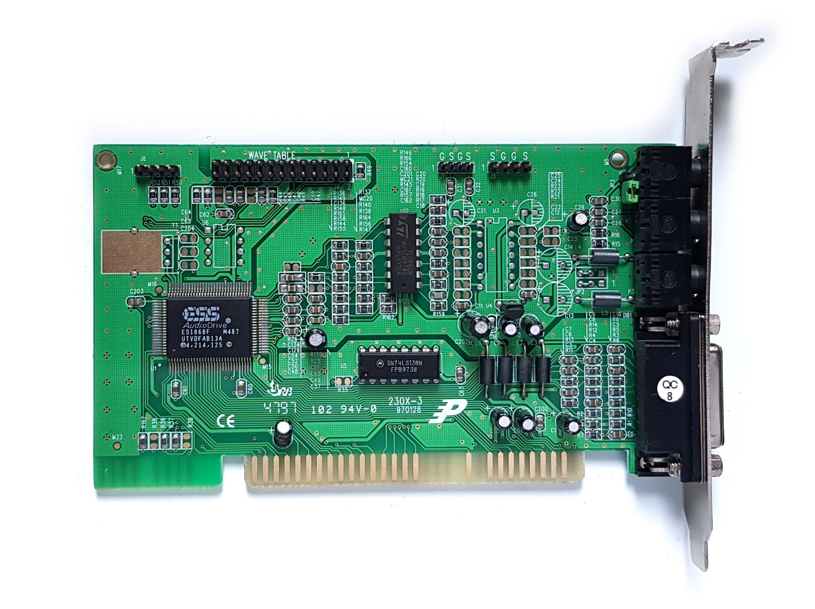 Vintage Sound Card ESS 230X-3 AUDIODRIVE ES1868F ISA Retro gaming