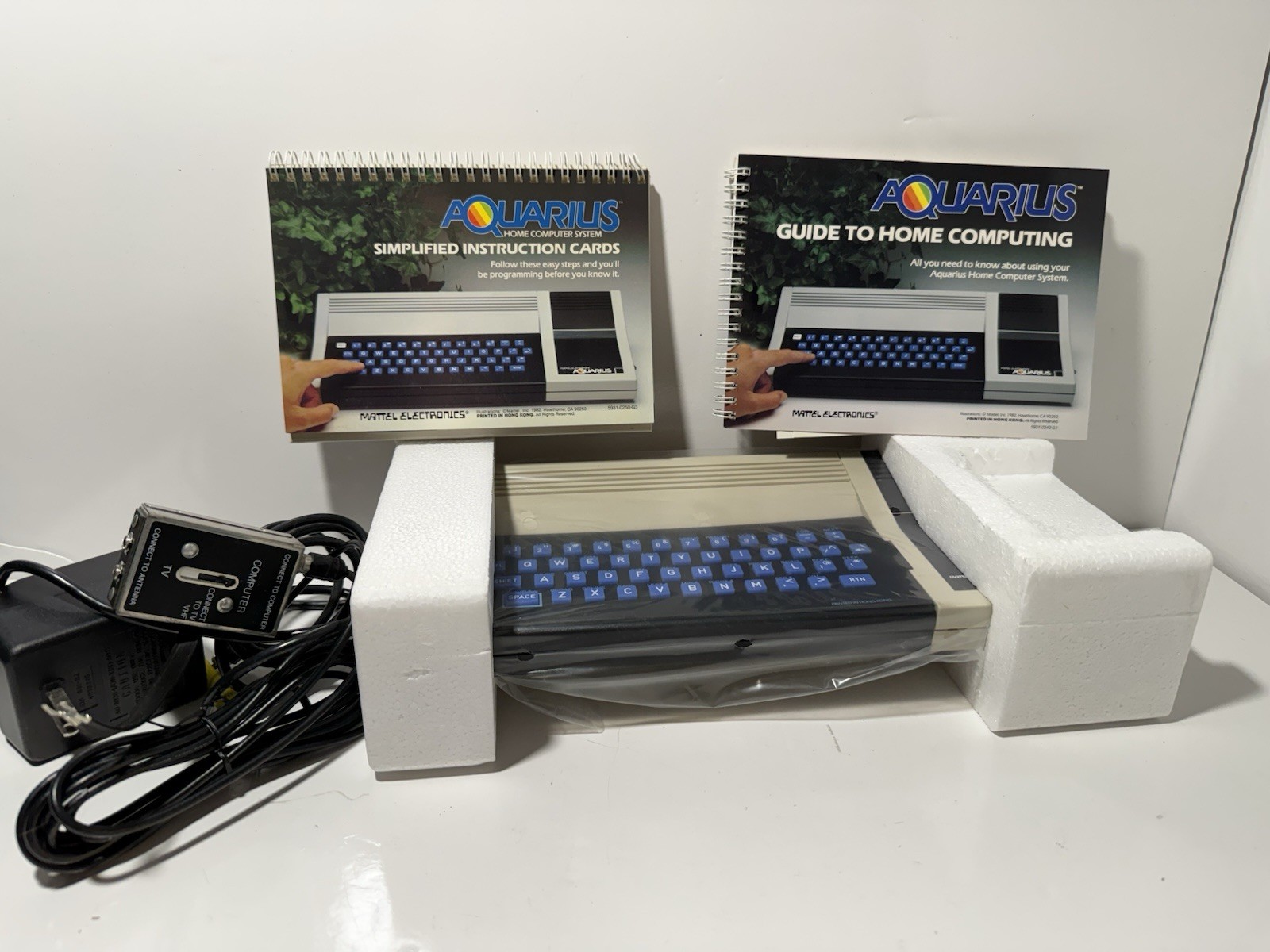 Vintage Aquarius Home Computer System Mattel Electronics Powers On