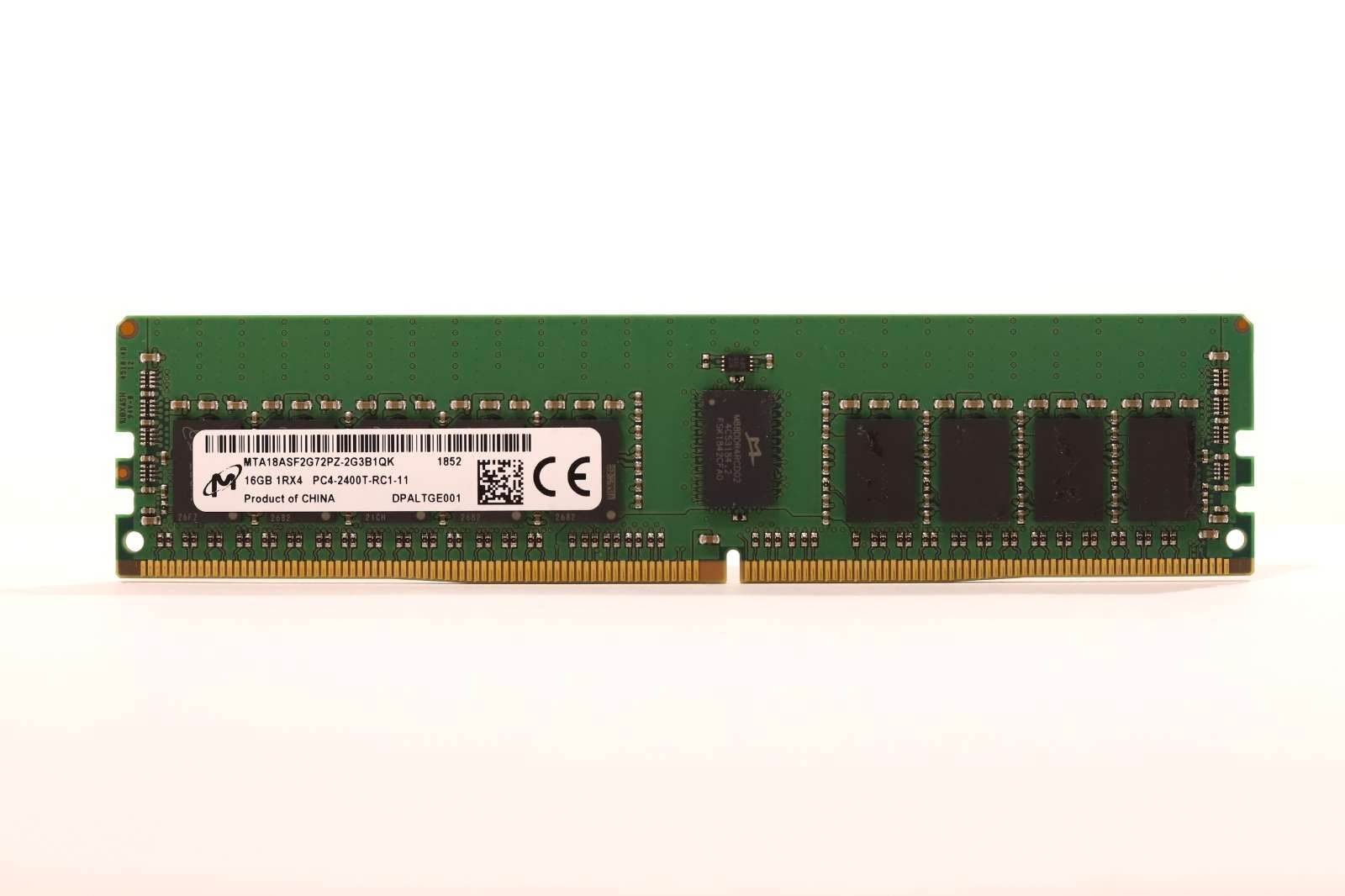 Micron 16GB 1Rx4 PC4-2400T-RC1-11 ECC REG Server Memory MTA18ASF2G72PZ-2G3B1QK