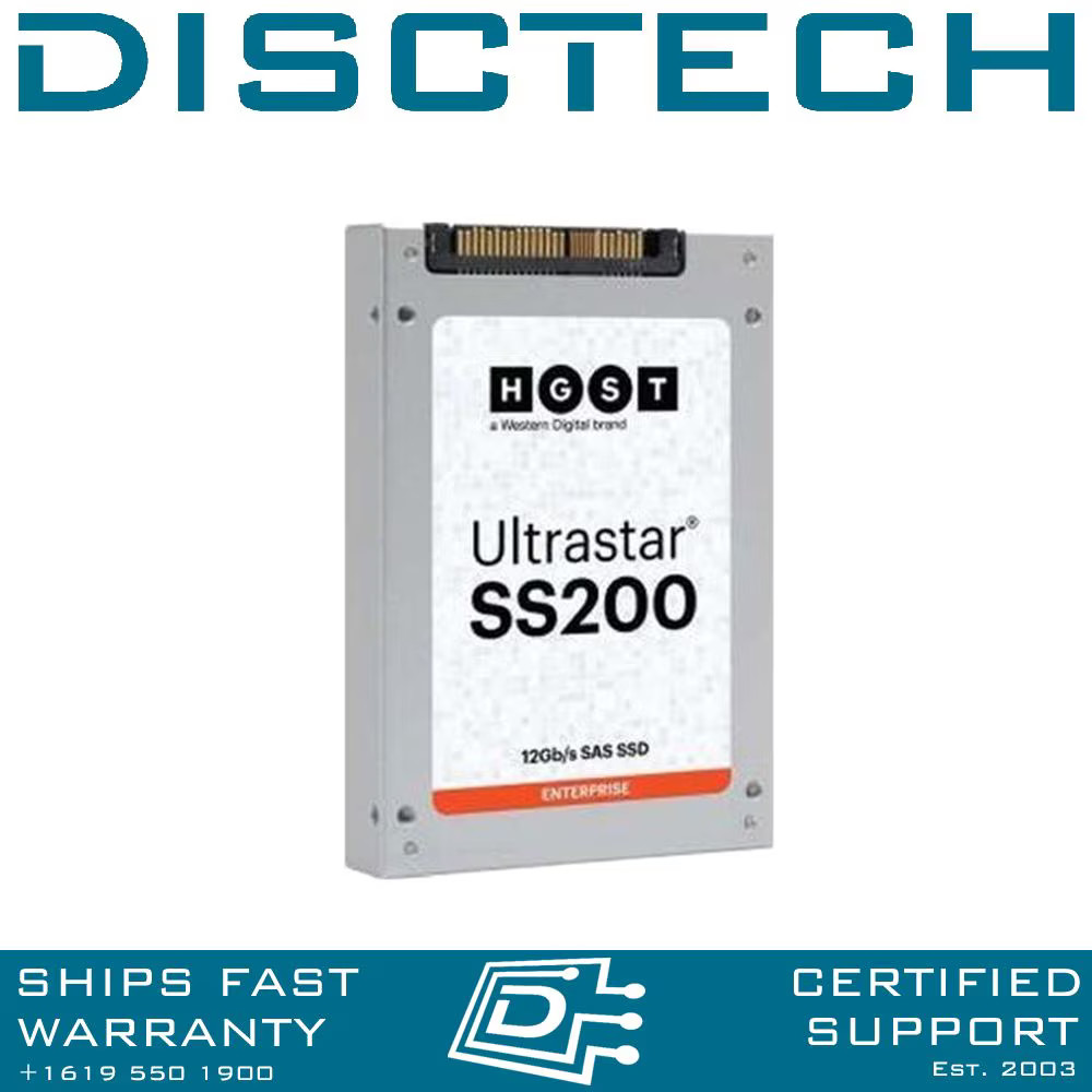 HGST / Hitachi 0TS1385 / SDLL1CLR-016T-CDA1 1.6TB 2.5" SFF MLC SED SAS SSD