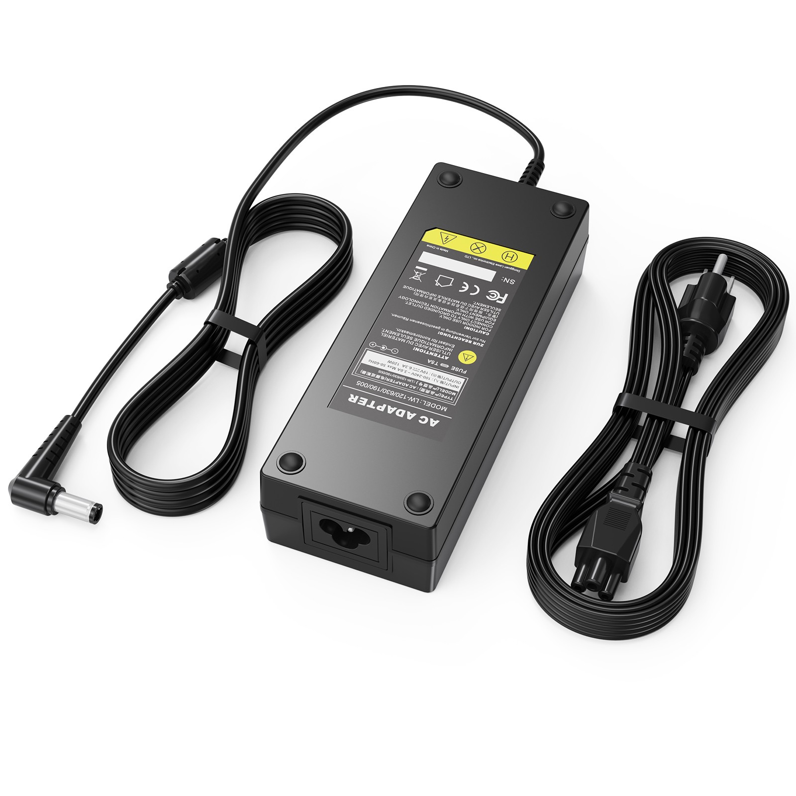 120W 19V 6.32A AC Power Supply Adapter Charger For ASUS ROG MSI Laptop 5.5x2.5mm
