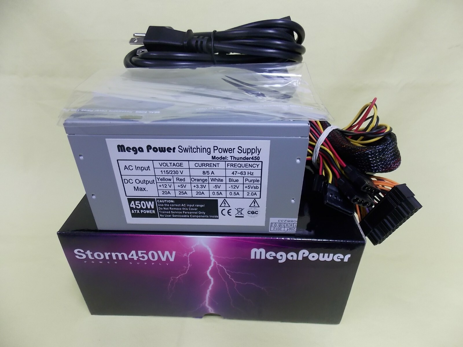 Replacement Power Supply for Dell Inspiron 530, 545, 570 Desktop Computer