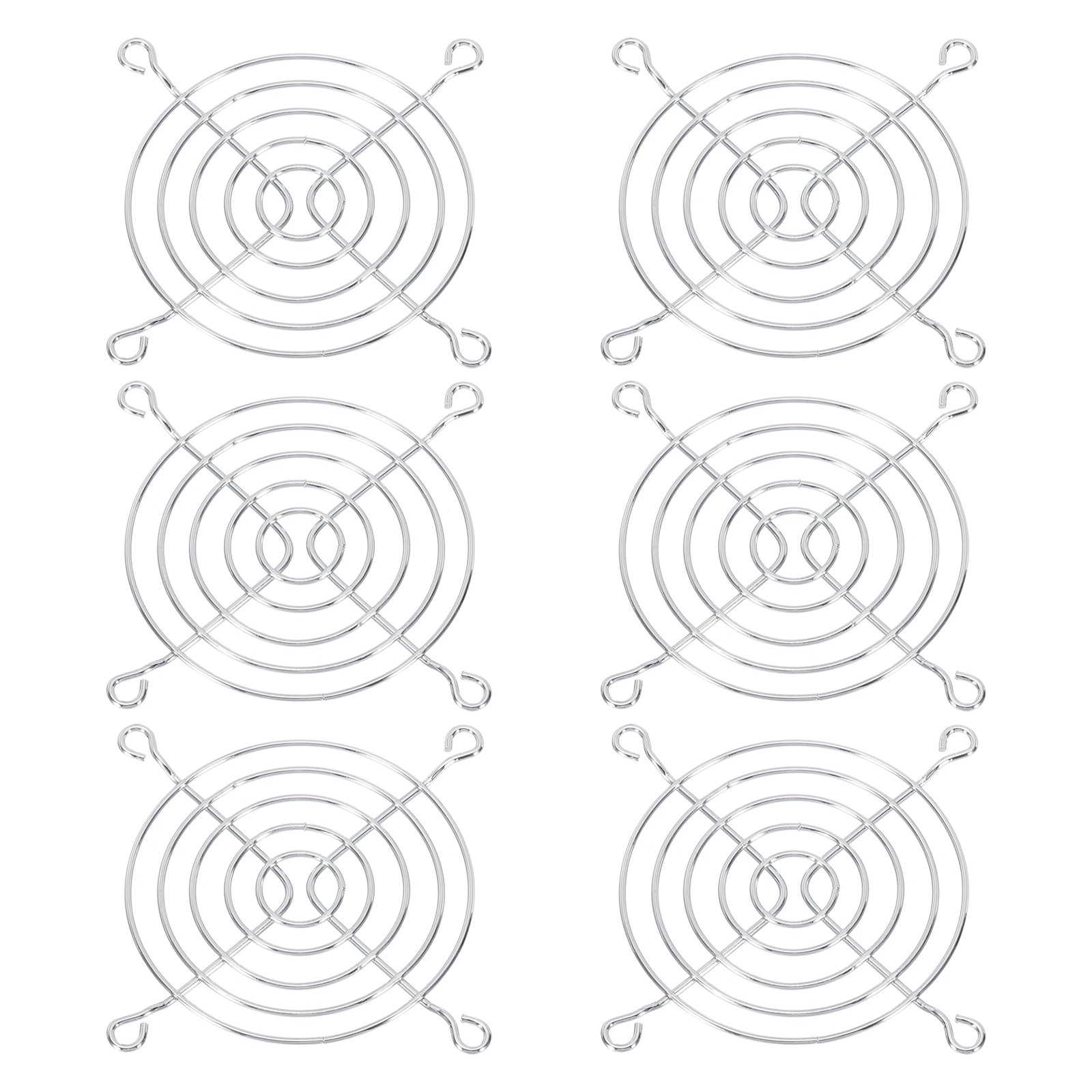 6PCS 80mm Fan Finger Grill Metal Grill Protector for 80mm