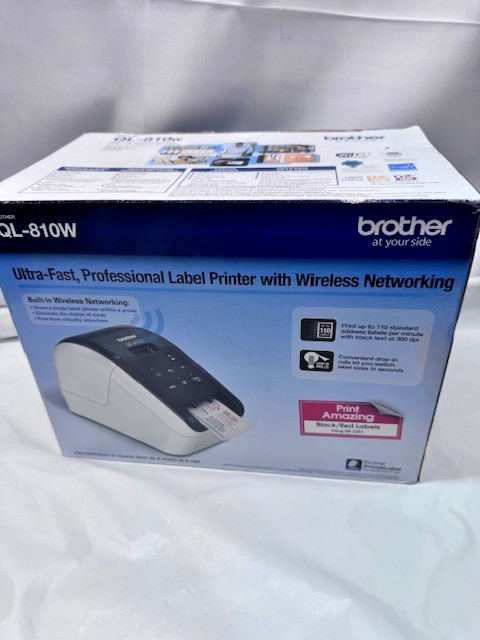 Brother QL-810W  Desktop Direct Thermal Printer w/ Wireless Networking *New