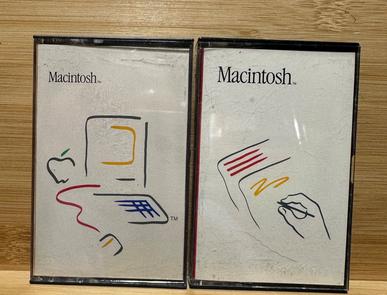 A Guided Tour of Macintosh & MacWrite MacPaint Cassette Lot of 2