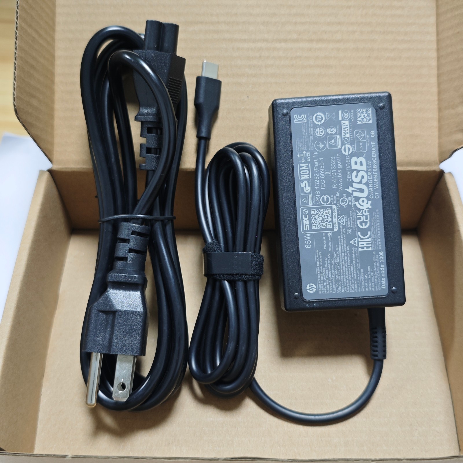 Genuine 65W USB-C Adpter Charger HP Elite x2 1012 G1 1012 G2 210 G2 L65505-002