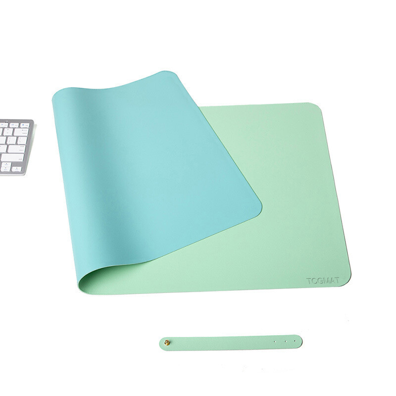 Leather Desk Pad Protector,Office Desk Mat,Non-Slip PU Desk Mats 31.4" x 15.7"