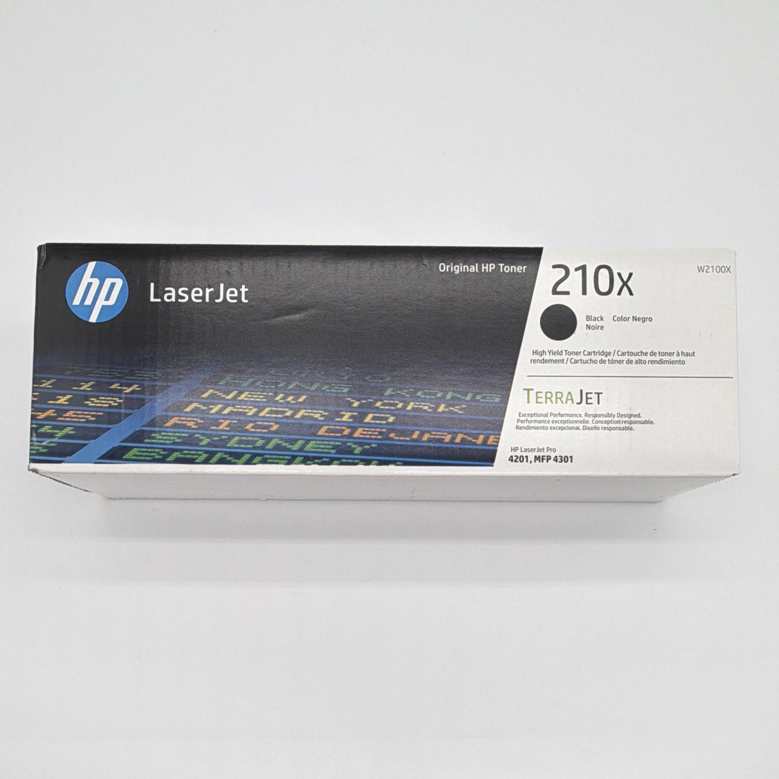 New Genuine HP 210X Black High Yield LaserJet Toner Cartridge W2100X OEM Sealed