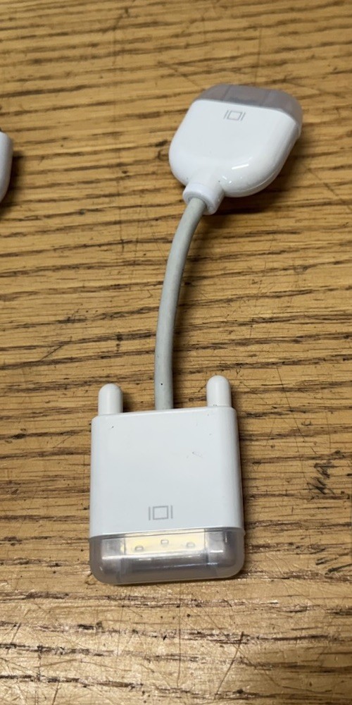 Used Genuine OEM APPLE 603-3342 DVI to VGA Video Monitor Adapter Mac Pro G4 G5