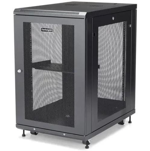 BRAND NEW StarTech.com RK1833BKM 18U Server Rack Cabinet
