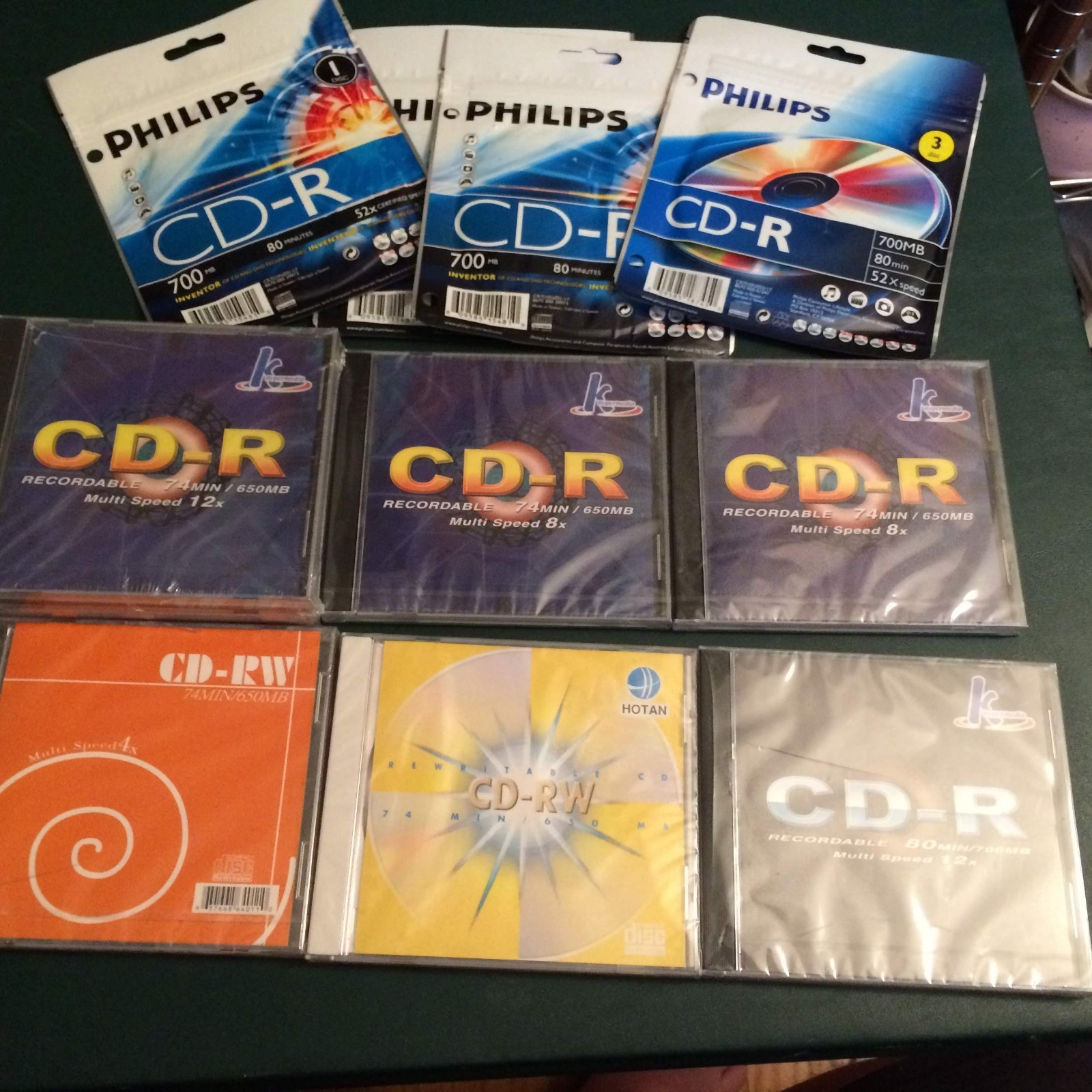 14 Blank NEW Media CD RW R Philips Hotan Khypermedia Multimedia Recordable Disc