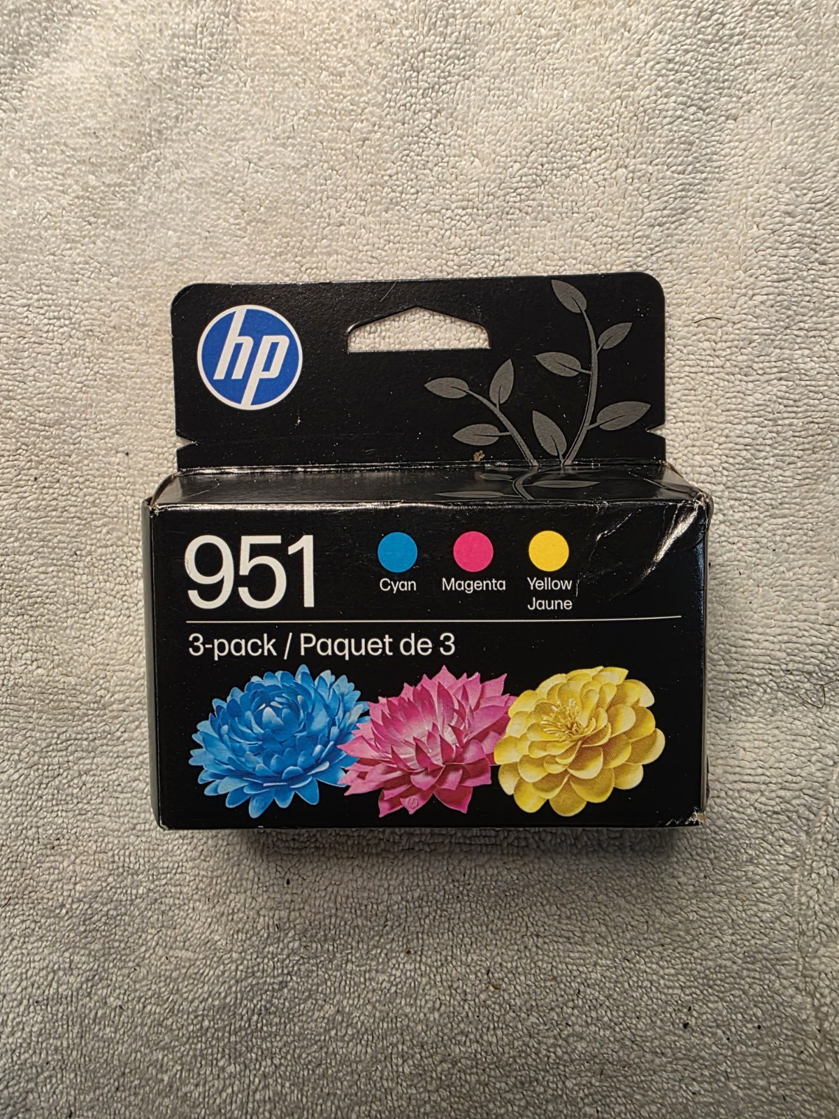 Genuine HP 951 Color Ink Cartridges-C/M/Y HP8100 8615 8625 -3PK-OEM Exp:  2028
