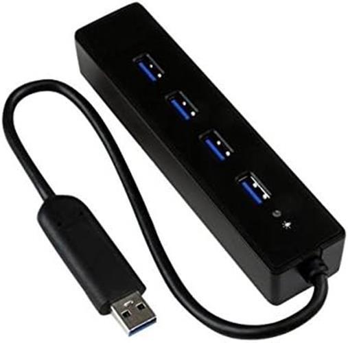 StarTech.com ST4300PBU3 4 Port USB 3.0 Hub Built-in Cable SuperSpeed