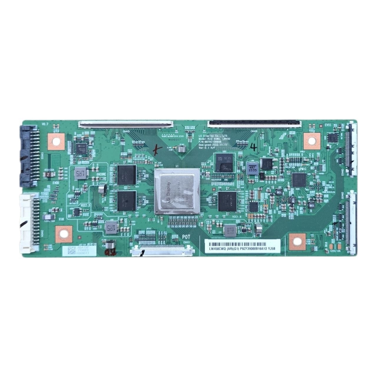 OEM LG UltraGear 45 Inch OLED P/N: 6870C-0990B T Con Board 45GR95QE-B