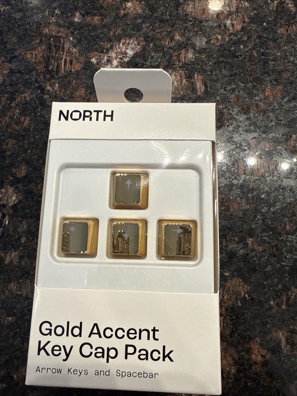 North Key Cap Pack Gold Accent Figural PVC Computer Keyboard & Mouse Accessories