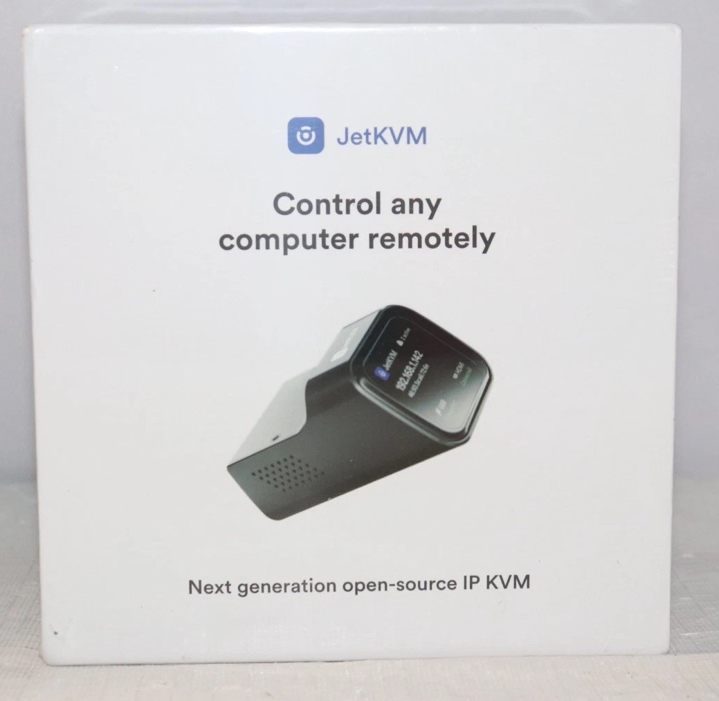 JetKVM Open Source IP KVM Remote Computer Control 1080p 60FPS New Sealed