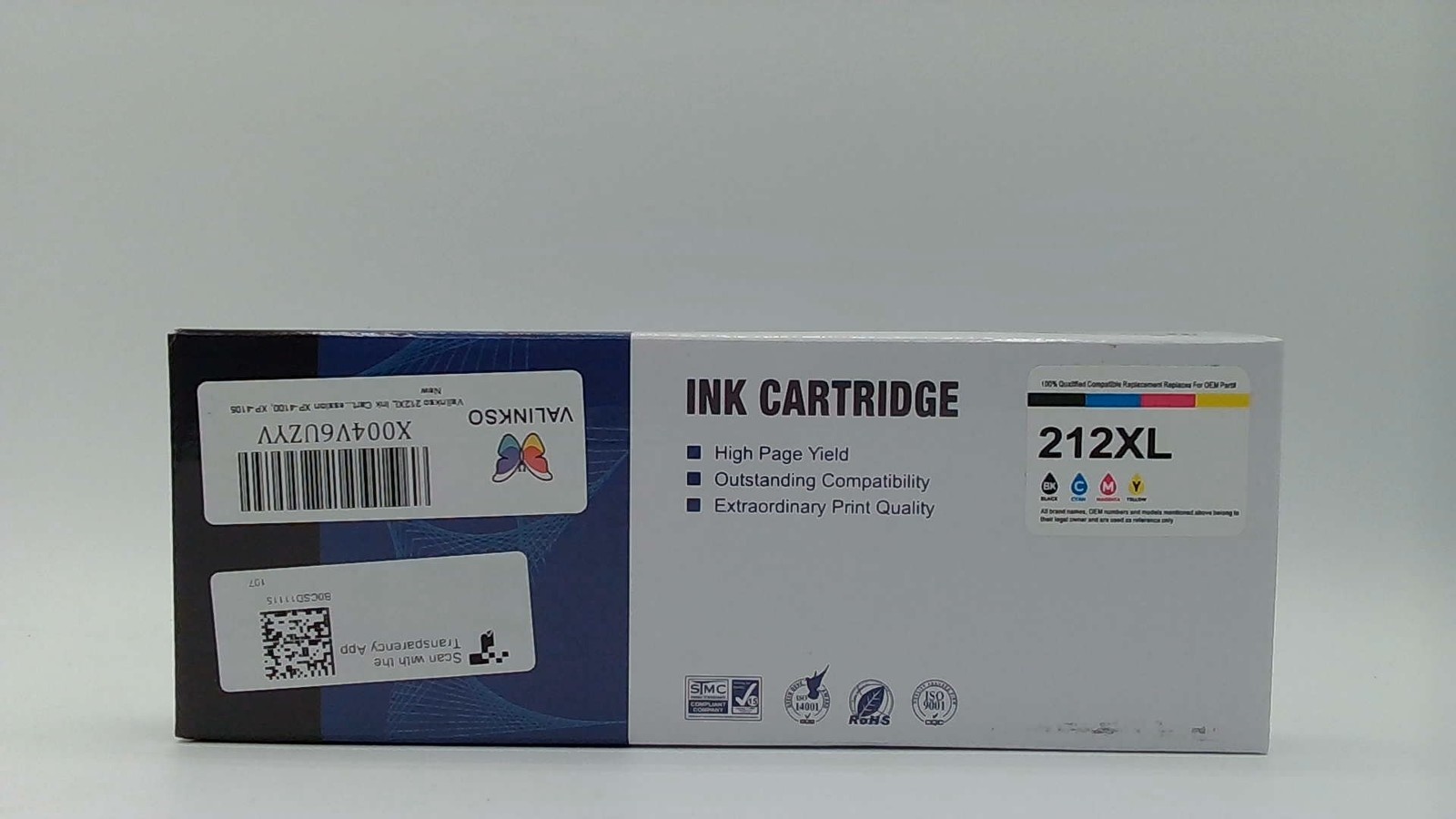 Valinkso 212XL Ink Cartridge Epson Inkjet Printers Black Cyan Magenta Yellow