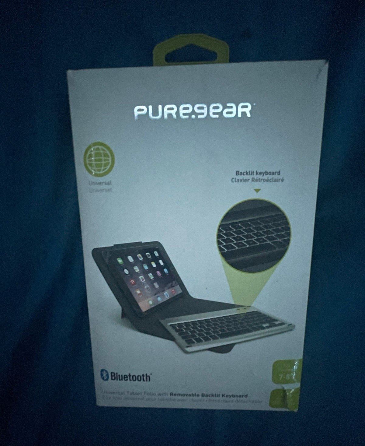 PureGear Universal 7-8in Keyboard Folio iPad Case