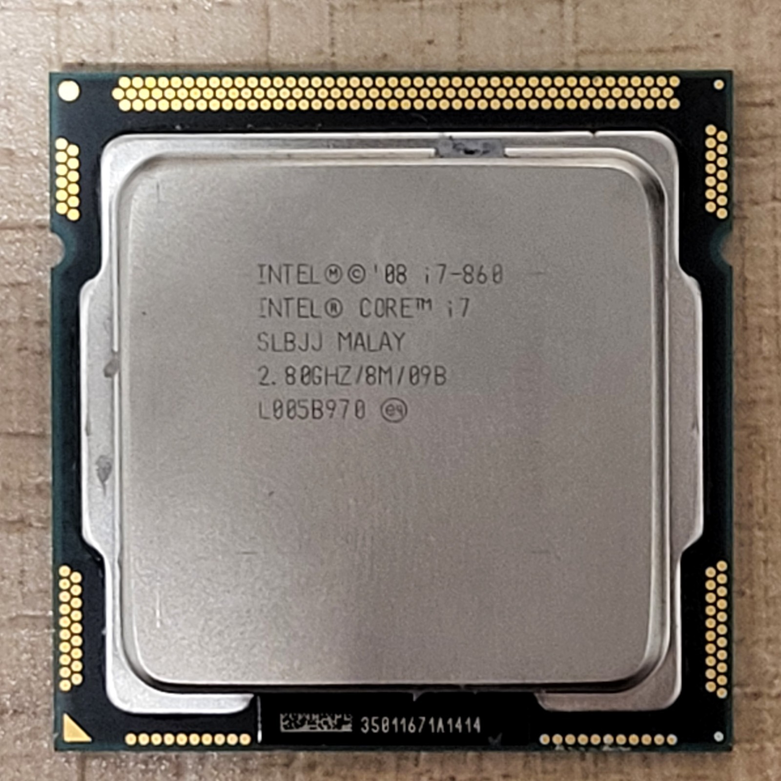Intel Core i7-860 2.8 GHz 8M 09B Processor LGA 1151