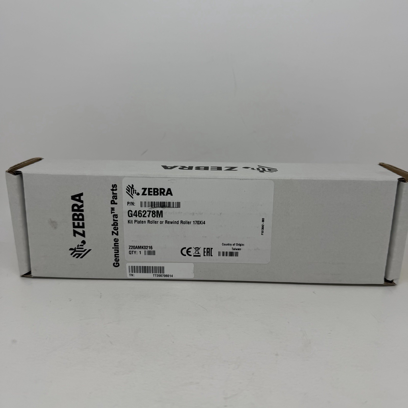 Brand new Genuine Zebra Kit Platen Roller or Rewind Roller 170Xi4 G46278M