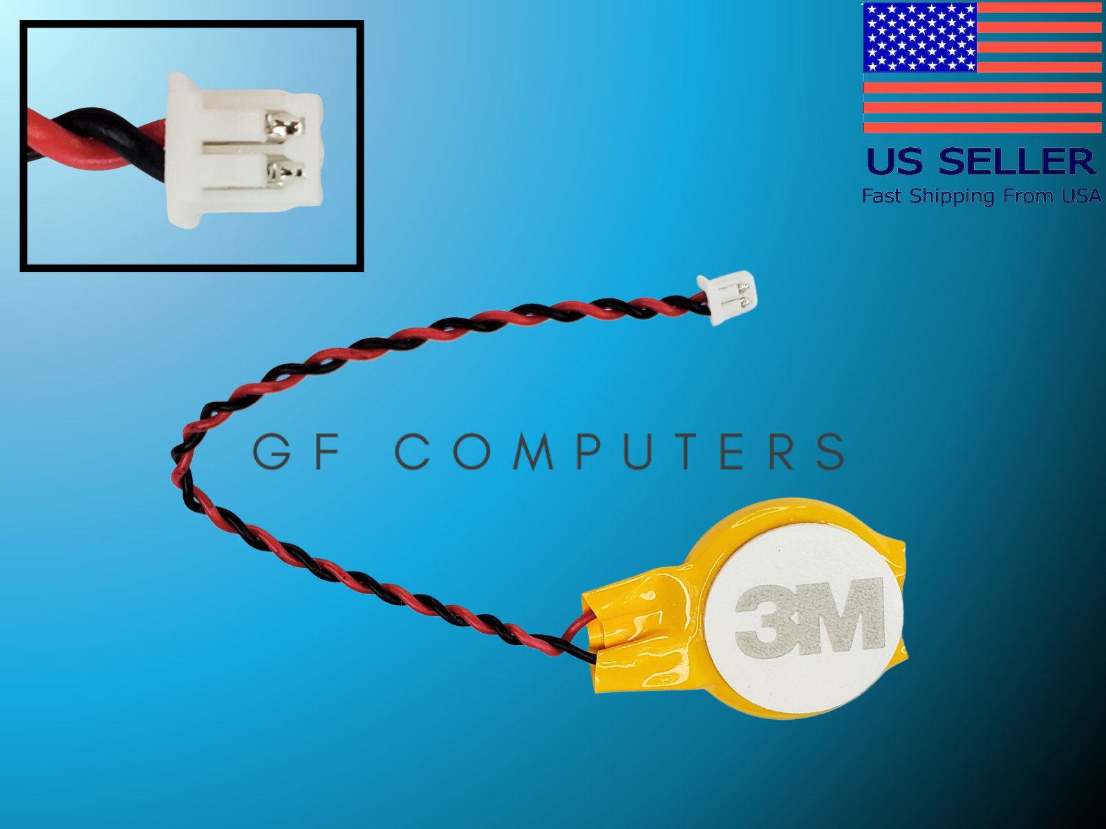 2 Pin CMOS CR2032 Battery for Notebook PC
