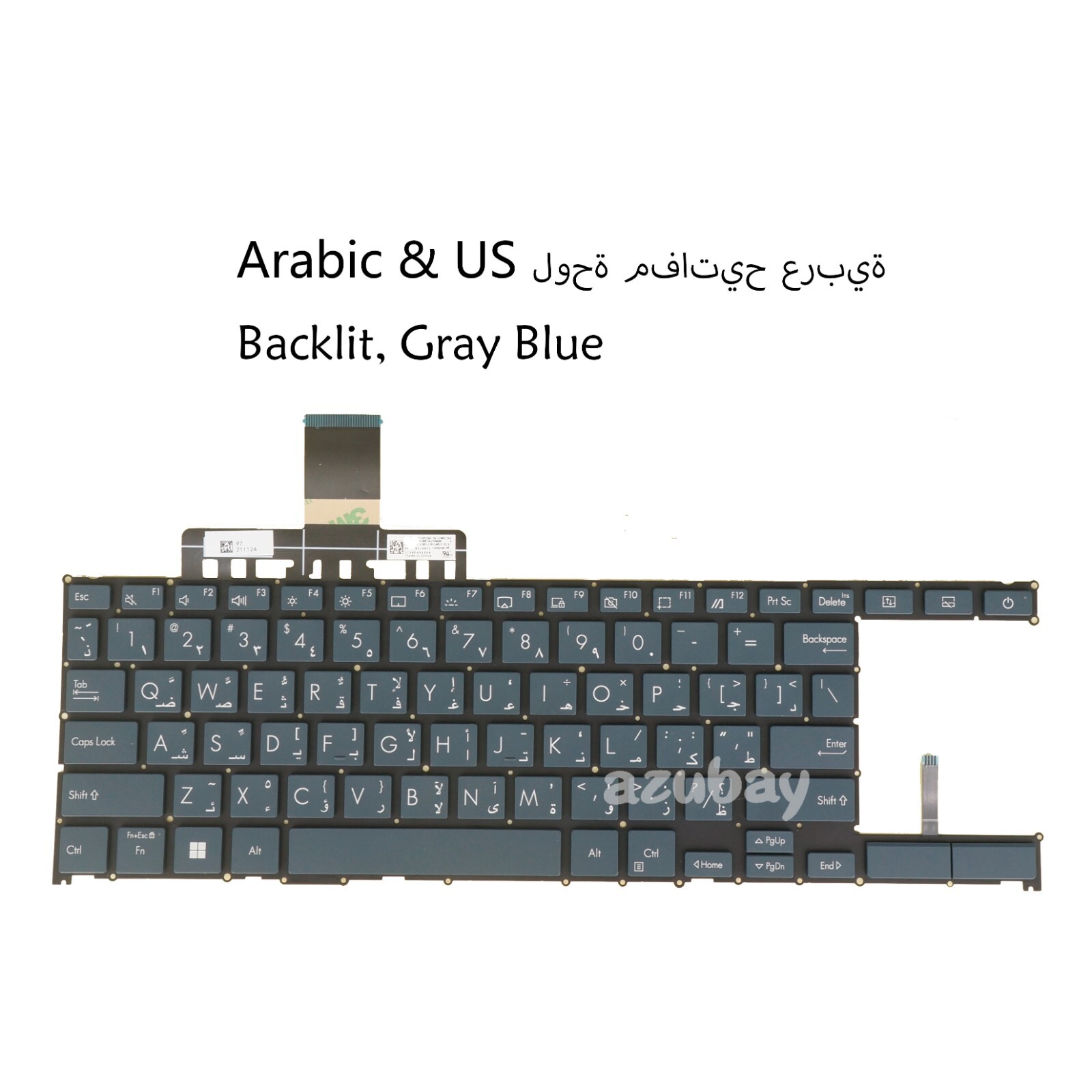 Laptop Keyboard For ASUS ZenBook UX482 UX482EG UX482EGR UX482EA UX482EAR Backlit