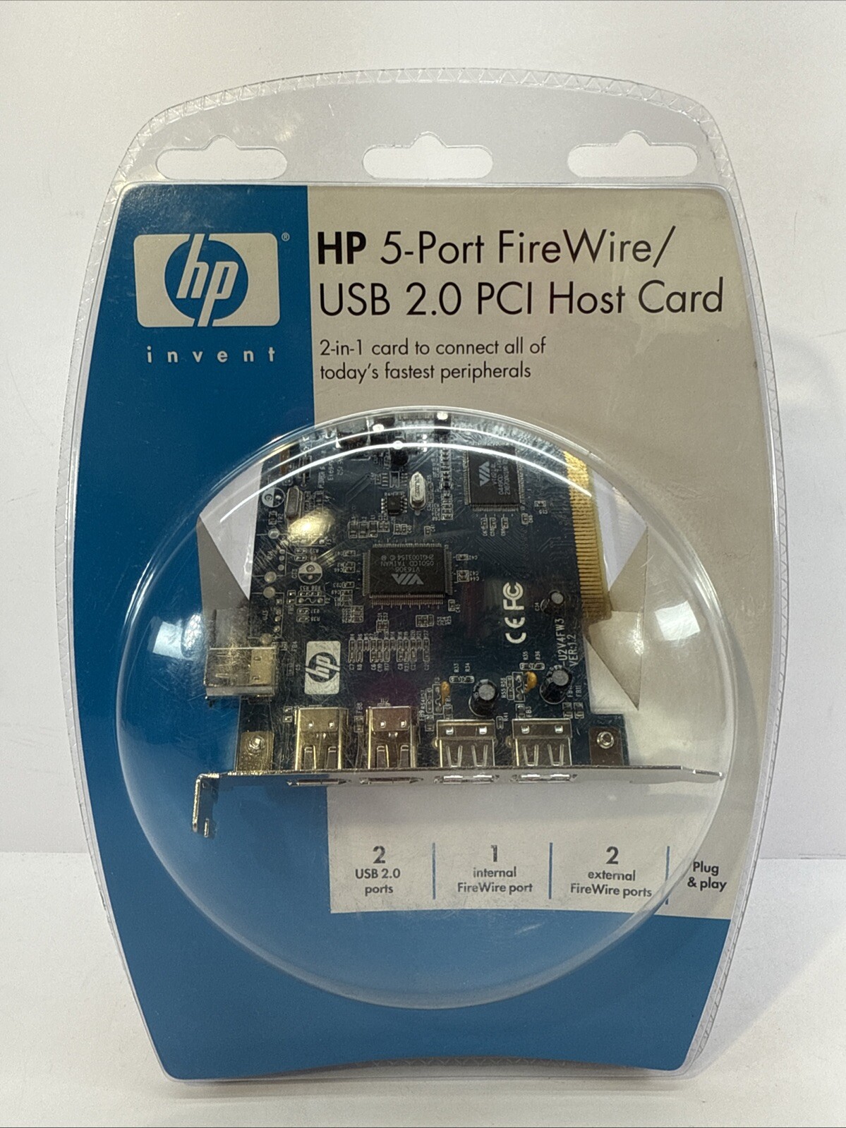 HP✨5-Port FireWire/USB 2.0 ✨PCI Host Card