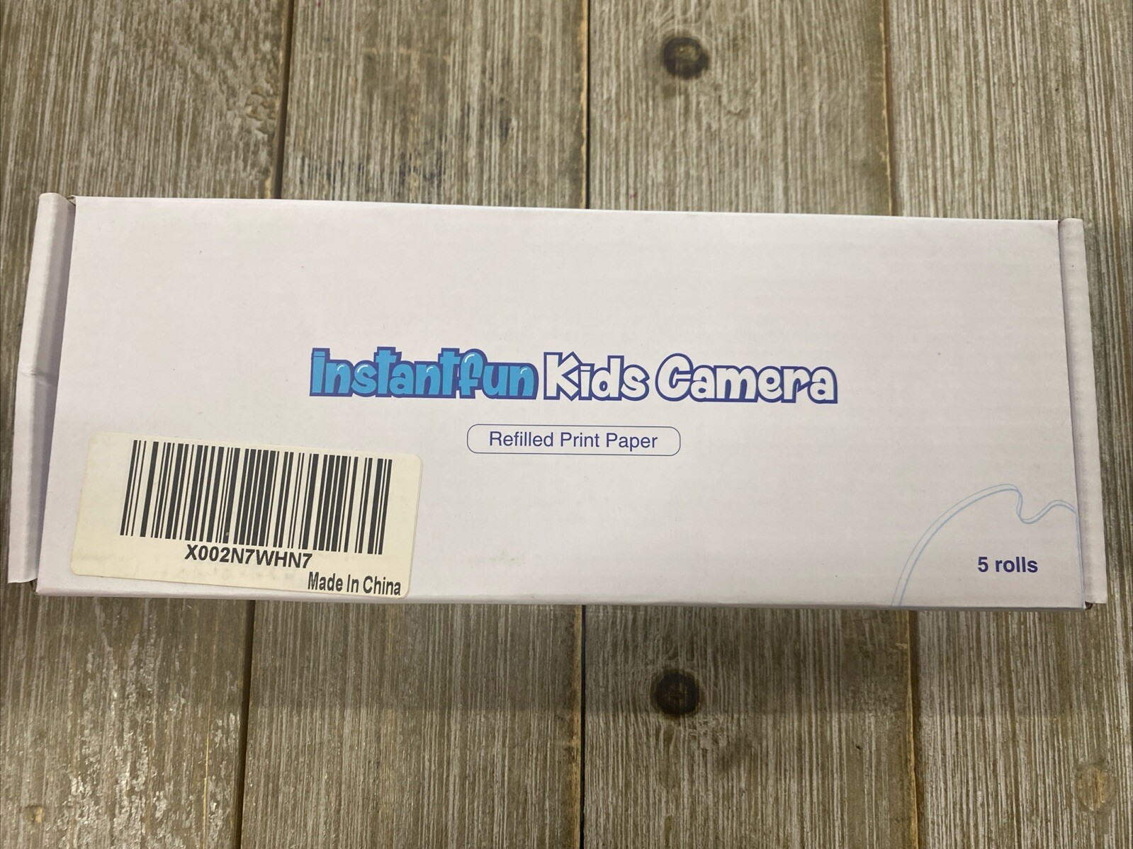 NEW In Box Dragontouch Instantfun Kids Camera Refilled Print Paper 5 Rolls