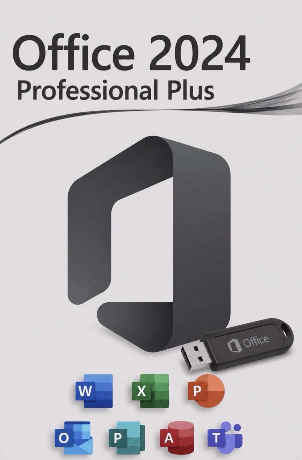 1 PC MS 2024 Office 2024 USB STANDALONE FULL COMPLETE VERSION PACK